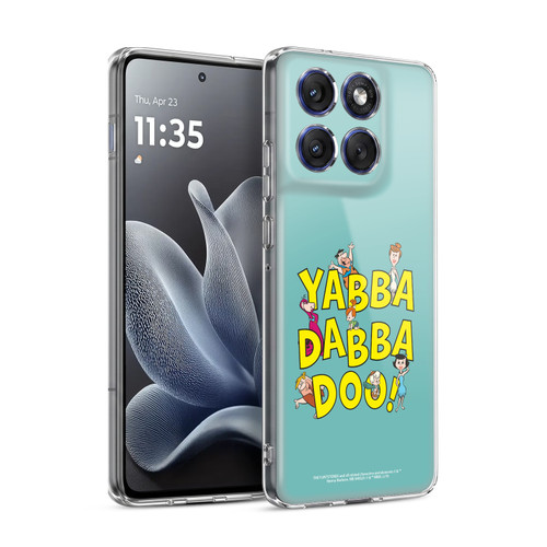 The Flintstones Graphics Yabba-Dabba-Doo Soft Gel Case for Motorola Edge 70