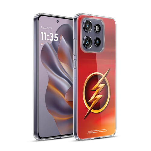 The Flash TV Series Logos Red Soft Gel Case for Motorola Edge 50 Neo