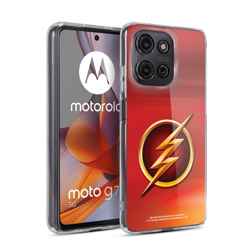 The Flash TV Series Logos Red Soft Gel Case for Motorola Moto G75