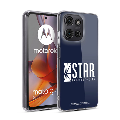 The Flash TV Series Logos Star Labs Soft Gel Case for Motorola Moto G75