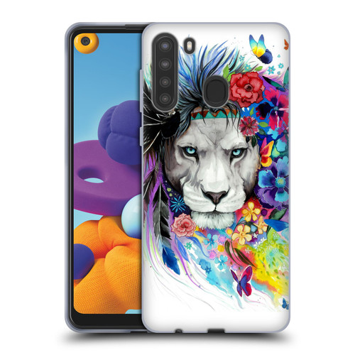 Pixie Cold Cats King Of The Lions Soft Gel Case for Samsung Galaxy A21 (2020)