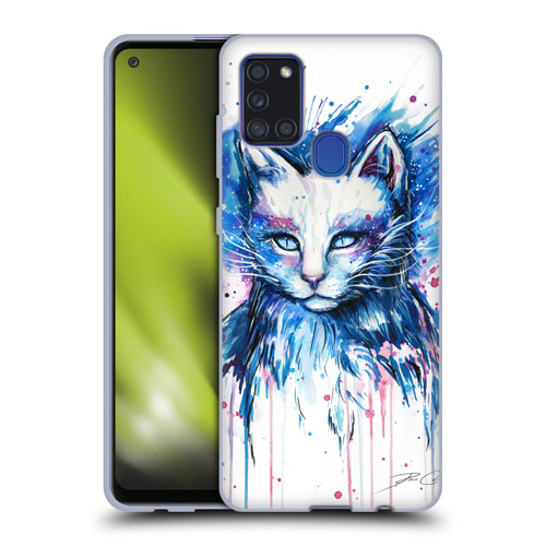 Pixie Cold Cats Space Soft Gel Case for Samsung Galaxy A21s (2020)
