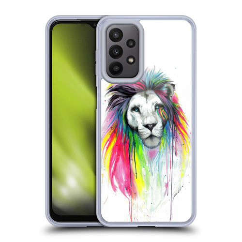 Pixie Cold Cats Rainbow Mane Soft Gel Case for Samsung Galaxy A23 / 5G (2022)