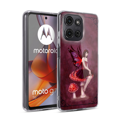 Rachel Anderson Pixies Amanita Muscaria Soft Gel Case for Motorola Moto G75
