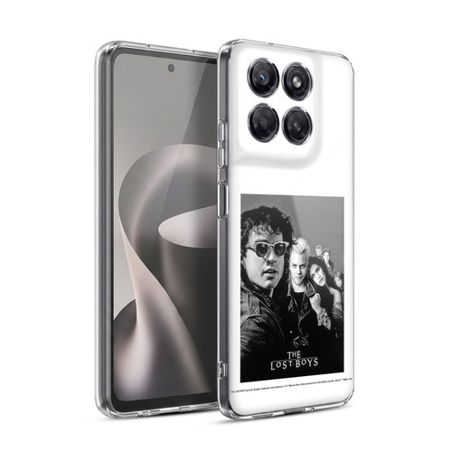 The Lost Boys Characters Poster Black And White Soft Gel Case for Motorola Moto G37 Power