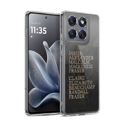 Outlander Graphics Names Soft Gel Case for Motorola Edge 70