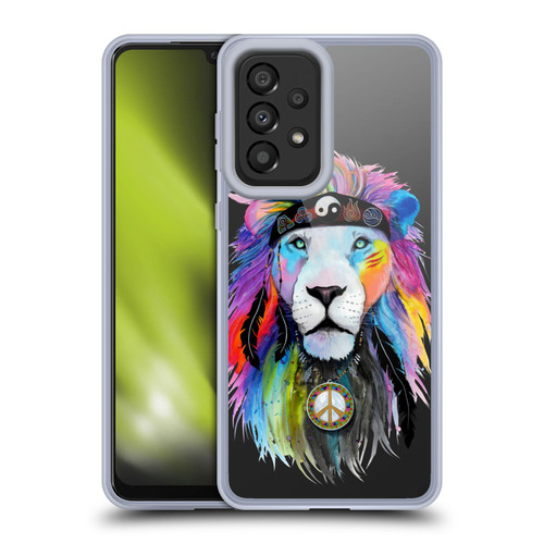 Pixie Cold Cats Hippy Lion Soft Gel Case for Samsung Galaxy A33 5G (2022)