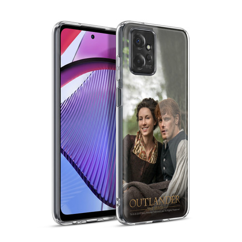 Outlander Season 4 Art Claire Jamie Fraser Soft Gel Case for Motorola Moto G Power (2023)