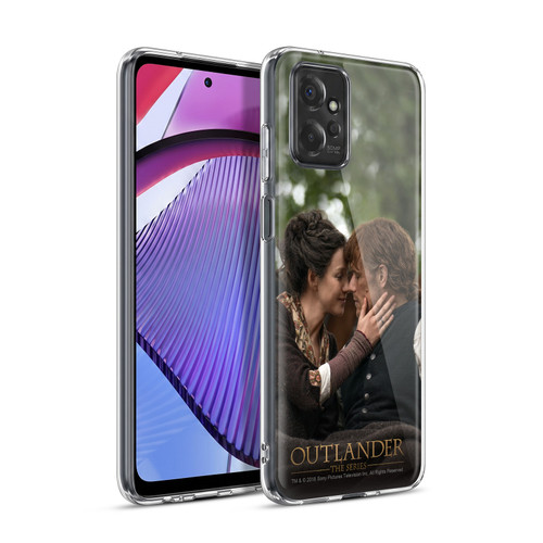 Outlander Season 4 Art Claire Jamie Kiss Soft Gel Case for Motorola Moto G Power (2023)