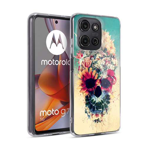 Riza Peker Skulls 6 Summer Soft Gel Case for Motorola Moto G75