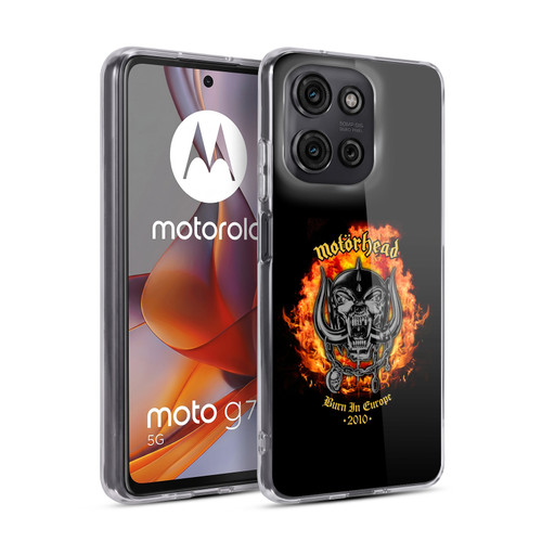Motorhead Tours Burn In Europe Soft Gel Case for Motorola Moto G75