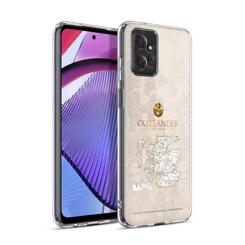 Outlander Seals And Icons Map Soft Gel Case for Motorola Moto G Power (2023)