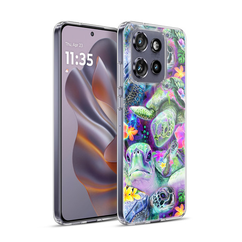 Sheena Pike Animals Daydream Sea Turtles & Flowers Soft Gel Case for Motorola Edge 50 Neo