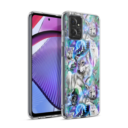 Sheena Pike Animals Daydream Galaxy Wolves Soft Gel Case for Motorola Moto G Power (2023)