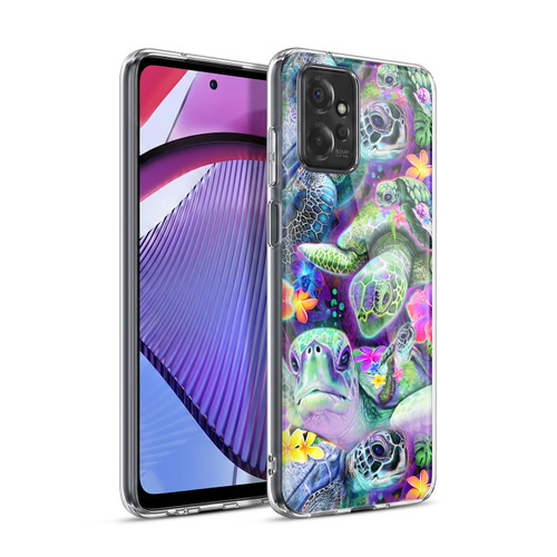 Sheena Pike Animals Daydream Sea Turtles & Flowers Soft Gel Case for Motorola Moto G Power (2023)