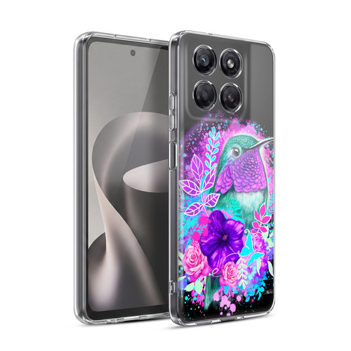 Sheena Pike Animals Purple Hummingbird Spirit Soft Gel Case for Motorola Moto G37 Power