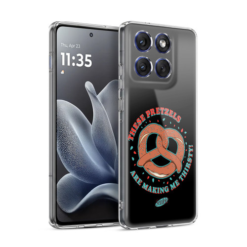 Seinfeld Graphics These Pretzels Soft Gel Case for Motorola Edge 70