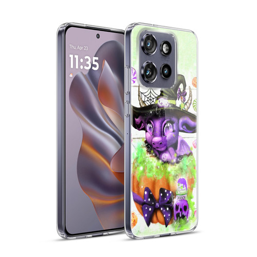 Sheena Pike Holiday Witchy Halloween Dragon Soft Gel Case for Motorola Edge 50 Neo