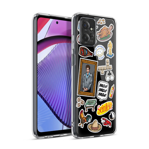 Seinfeld Graphics Sticker Collage Soft Gel Case for Motorola Moto G Power (2023)