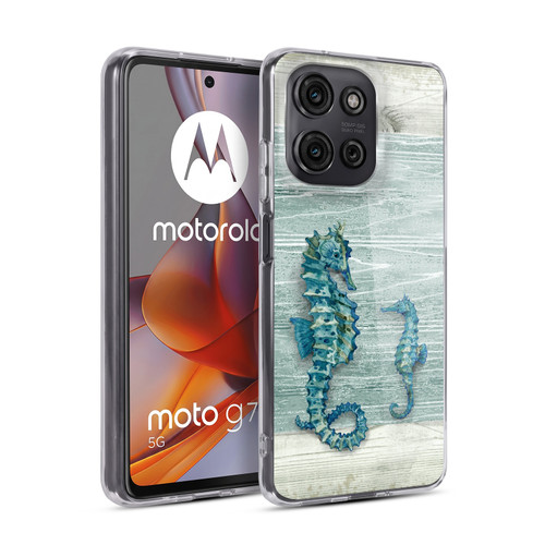 Paul Brent Sea Creatures Seahorse Soft Gel Case for Motorola Moto G75