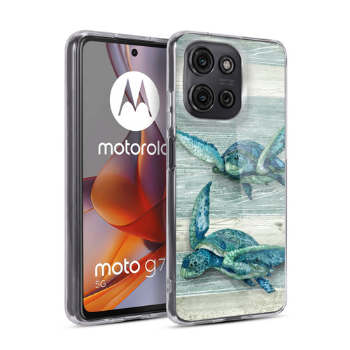 Paul Brent Sea Creatures Turtle Soft Gel Case for Motorola Moto G75