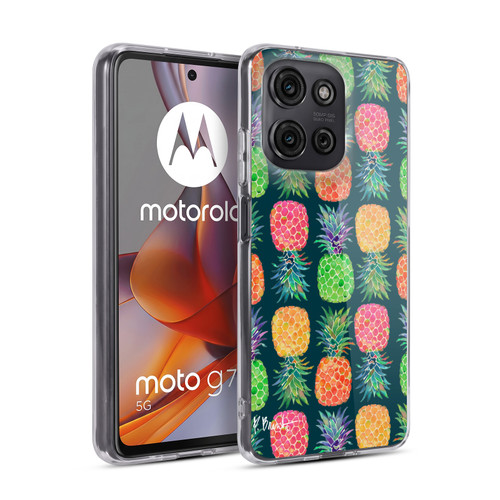 Paul Brent Wilderness Tahiti Pineapple Soft Gel Case for Motorola Moto G75