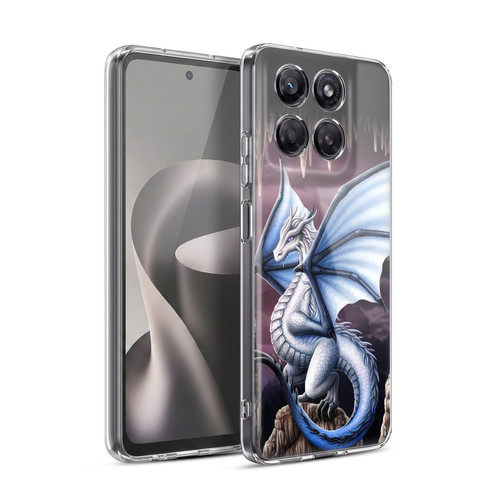 Sarah Richter Fantasy Creatures Blue Dragon Soft Gel Case for Motorola Moto G37 Power