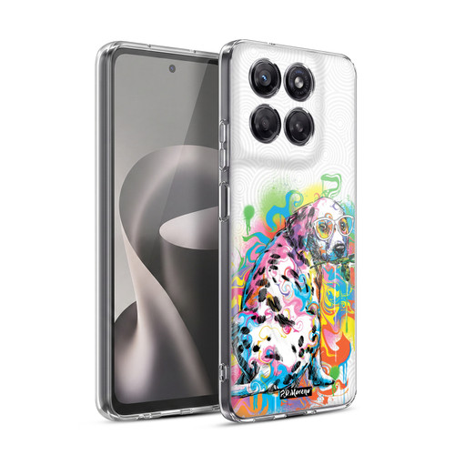 P.D. Moreno Drip Art Cats And Dogs Dalmatian Soft Gel Case for Motorola Moto G37 Power