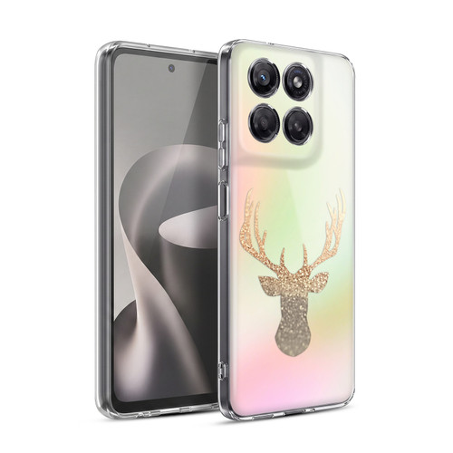 Monika Strigel Dreamland Gold Deer Soft Gel Case for Motorola Moto G37 Power