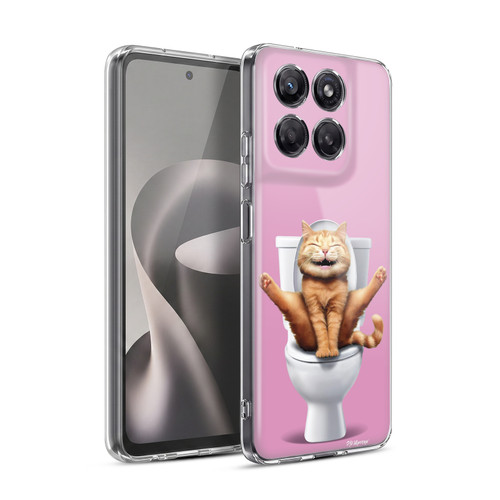 P.D. Moreno Furry Fun Artwork Cat Soft Gel Case for Motorola Moto G37 Power