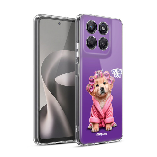 P.D. Moreno Furry Fun Artwork Puppy Soft Gel Case for Motorola Moto G37 Power