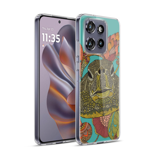 Valentina Nature and Floral Turtle Soft Gel Case for Motorola Edge 50 Neo