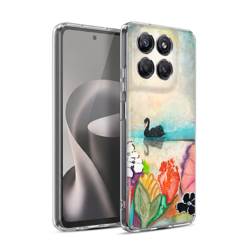 Wyanne Nature 2 Black Swan On The Lake Soft Gel Case for Motorola Moto G37 Power