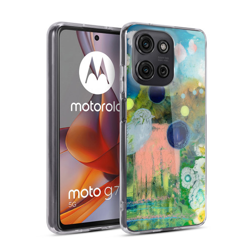 Wyanne Nature 2 Bird Painting Soft Gel Case for Motorola Moto G75