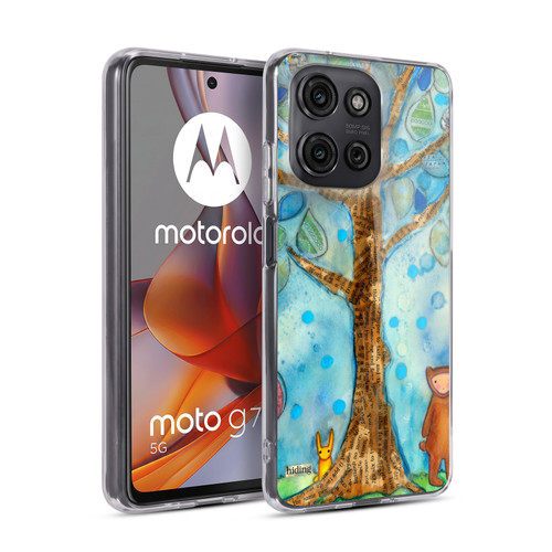 Wyanne Nature 2 Painting and Collage Soft Gel Case for Motorola Moto G75