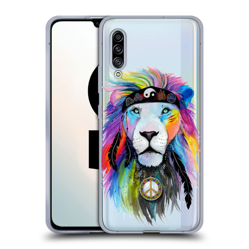Pixie Cold Cats Hippy Lion Soft Gel Case for Samsung Galaxy A90 5G (2019)