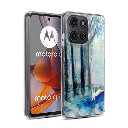 Wyanne Nature 2 White Rabbit Soft Gel Case for Motorola Moto G75