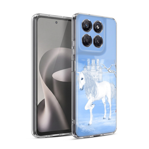 Simone Gatterwe Pegasus And Unicorns White Unicorn Soft Gel Case for Motorola Moto G37 Power
