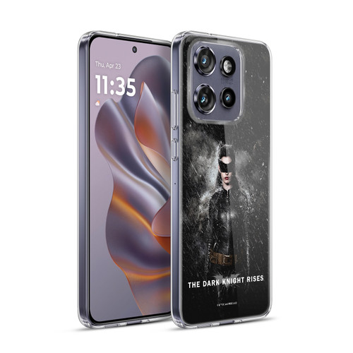 The Dark Knight Rises Key Art Catwoman Rain Poster Soft Gel Case for Motorola Edge 50 Neo