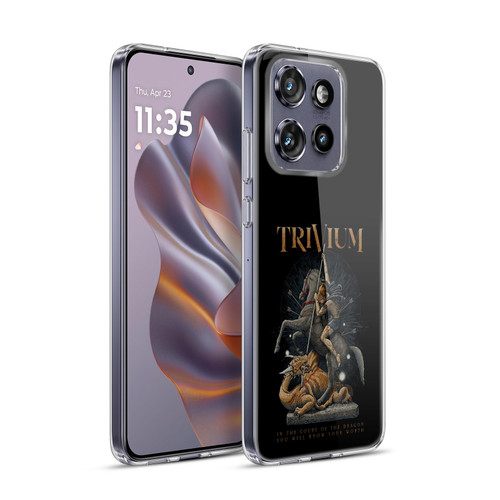 Trivium Graphics Dragon Slayer Soft Gel Case for Motorola Edge 50 Neo