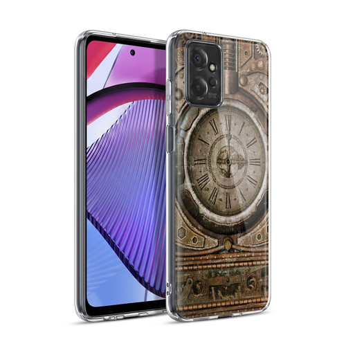 Simone Gatterwe Steampunk Grunge Clock Soft Gel Case for Motorola Moto G Power (2023)