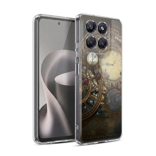 Simone Gatterwe Steampunk Clocks Soft Gel Case for Motorola Moto G37 Power