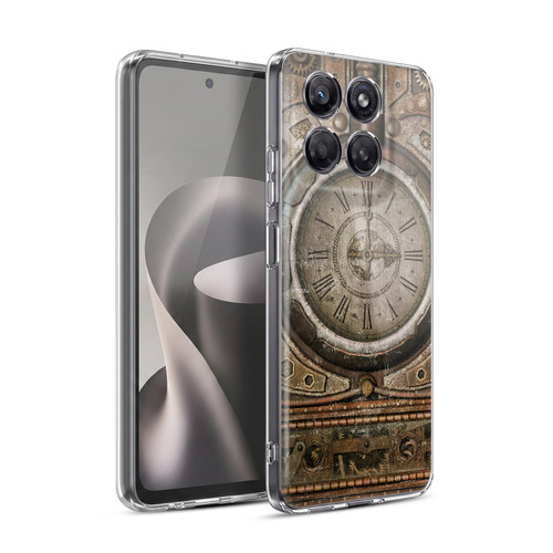 Simone Gatterwe Steampunk Grunge Clock Soft Gel Case for Motorola Moto G37 Power