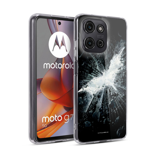 The Dark Knight Rises Logo Poster Soft Gel Case for Motorola Moto G75