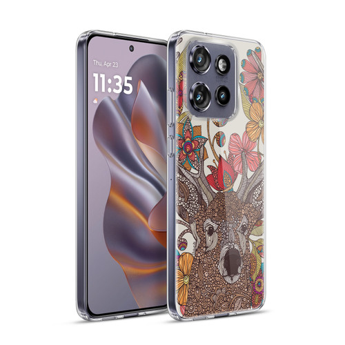 Valentina Nature and Floral Deer Soft Gel Case for Motorola Edge 50 Neo