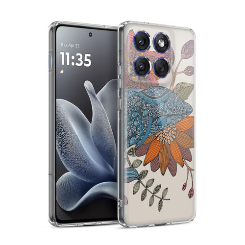 Valentina Nature and Floral Dolphin Soft Gel Case for Motorola Edge 70