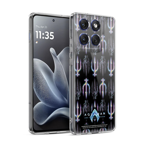 Aquaman And The Lost Kingdom Graphics Trident Pattern Soft Gel Case for Motorola Edge 70