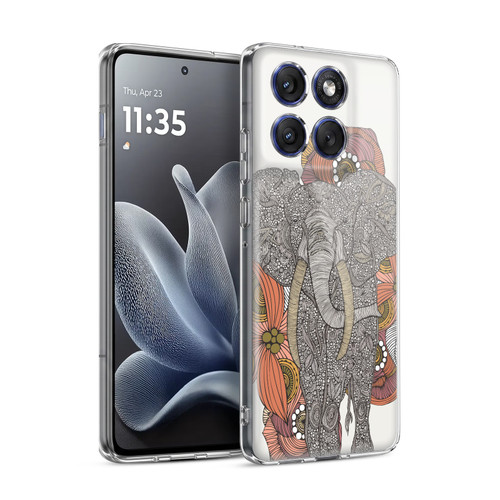 Valentina Nature and Floral Elephant Soft Gel Case for Motorola Edge 70