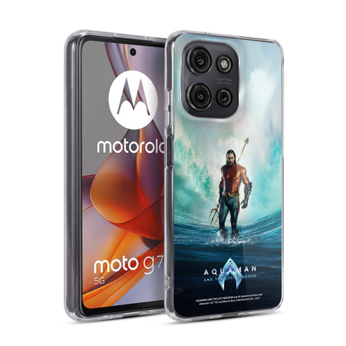 Aquaman And The Lost Kingdom Graphics Poster Soft Gel Case for Motorola Moto G75