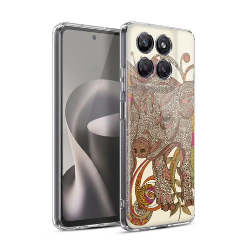 Valentina Nature and Floral Pig Soft Gel Case for Motorola Moto G37 Power